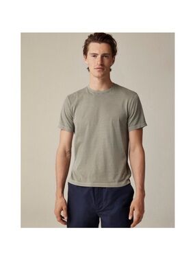 J Crew Shirt M Broken-In Green